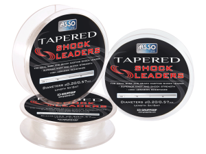 asso tapered shock leader black label